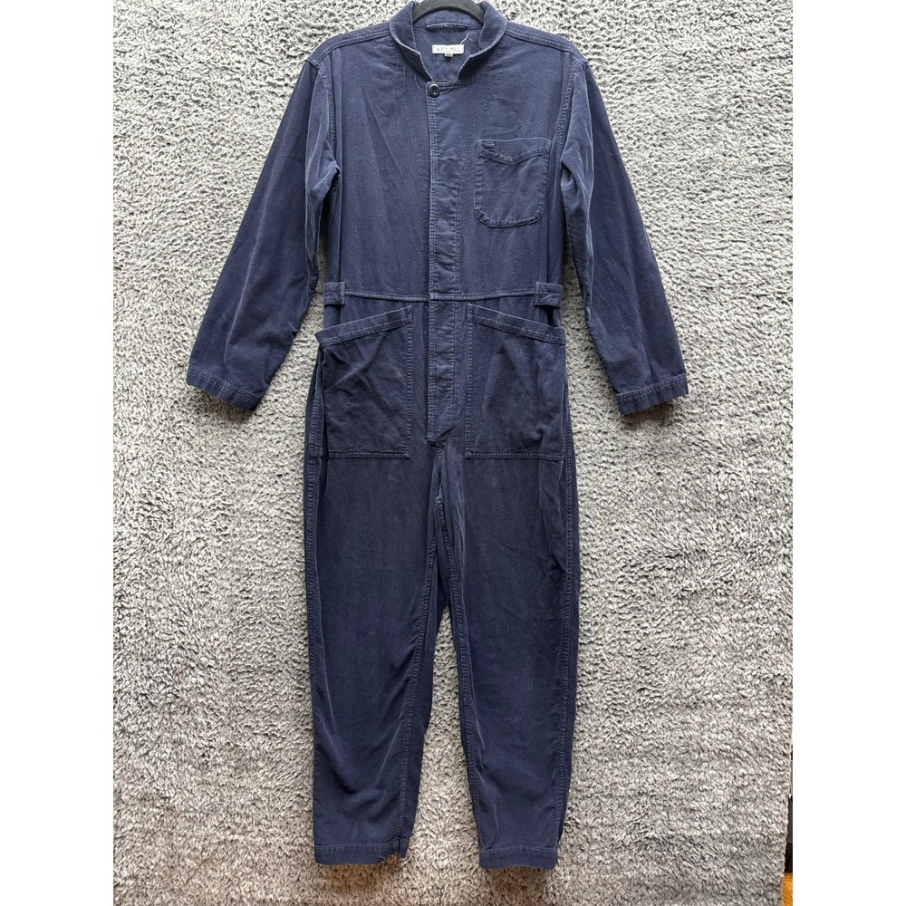 Alex Mill Corduroy Workwear Field Jumpsuit Coveralls Navy Blue Mens Size M